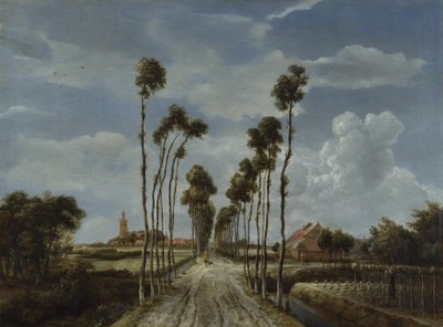 Avenue at Middelharnis by Meindert Hobbema